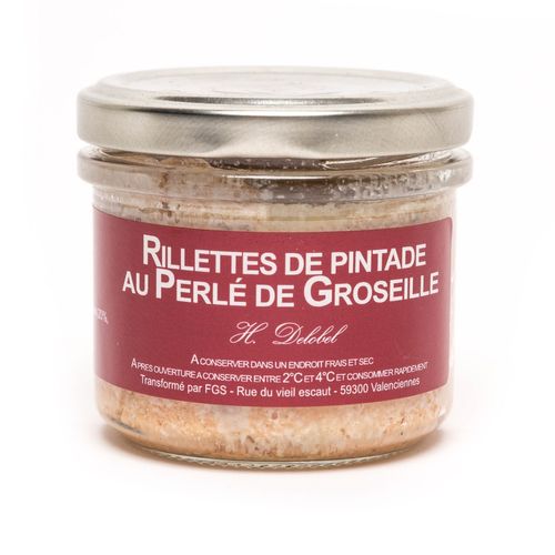 Photo de: Rillettes de Pintade au perlé de groseille 90gr